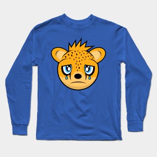 Sad Cheetah William Long Sleeve T-Shirt